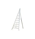 FACAL Agri, Obstbaumleiter, die ideale Steighilfe aus Aluminium zum Beschneiden, Pflegen und Ernten, Arbeitshöhe 3,5m, 6 Spross